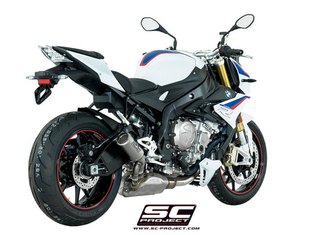 Picture of CR-T titanium exhaust, with stoneguard grid
