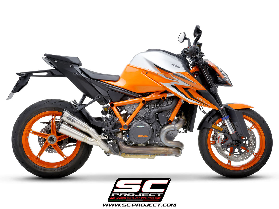 Picture of Twin S1-CNC titanium exhaust, with CNC machined end cap