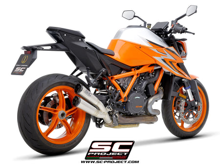 Picture of Twin S1-CNC titanium exhaust, with CNC machined end cap
