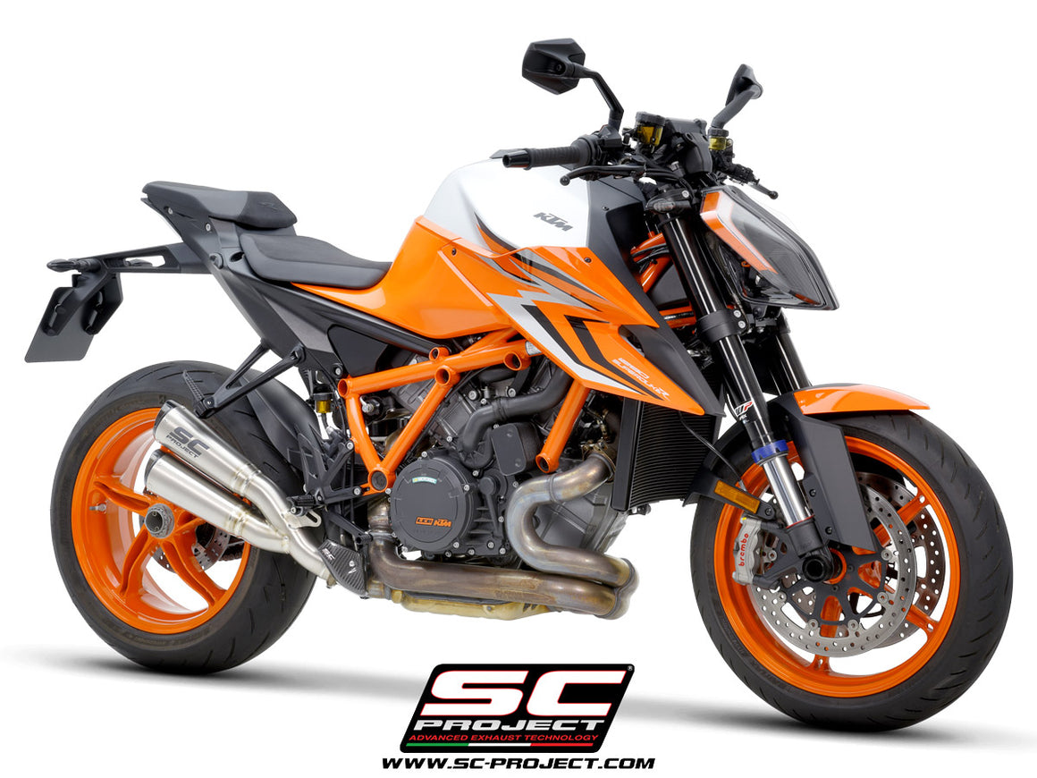 Picture of Twin S1-CNC titanium exhaust, with CNC machined end cap