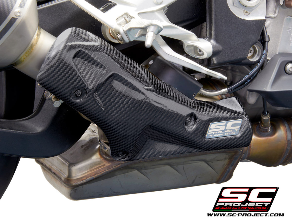 Picture of carbon fibre heat shield protection