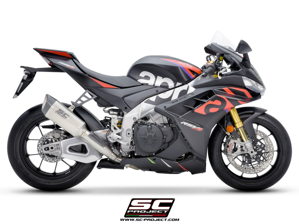 Picture of SC1-R titanium exhaust (250 mm)