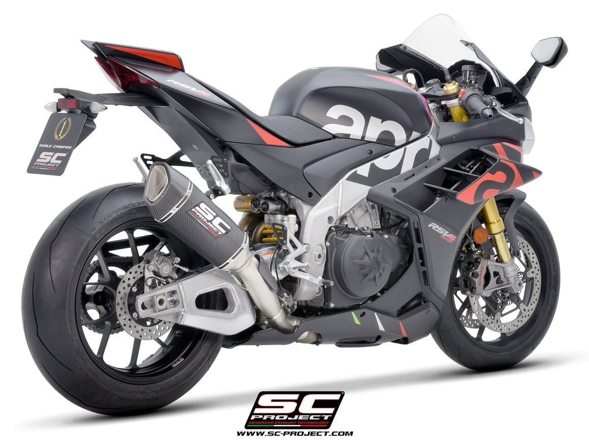 Picture of SC1-R carbon fibre exhaust (250 mm)