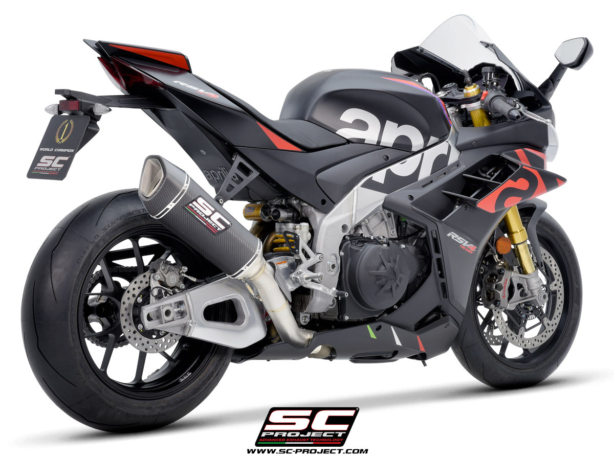 Picture of SC1-R carbon fibre exhaust (300 mm)