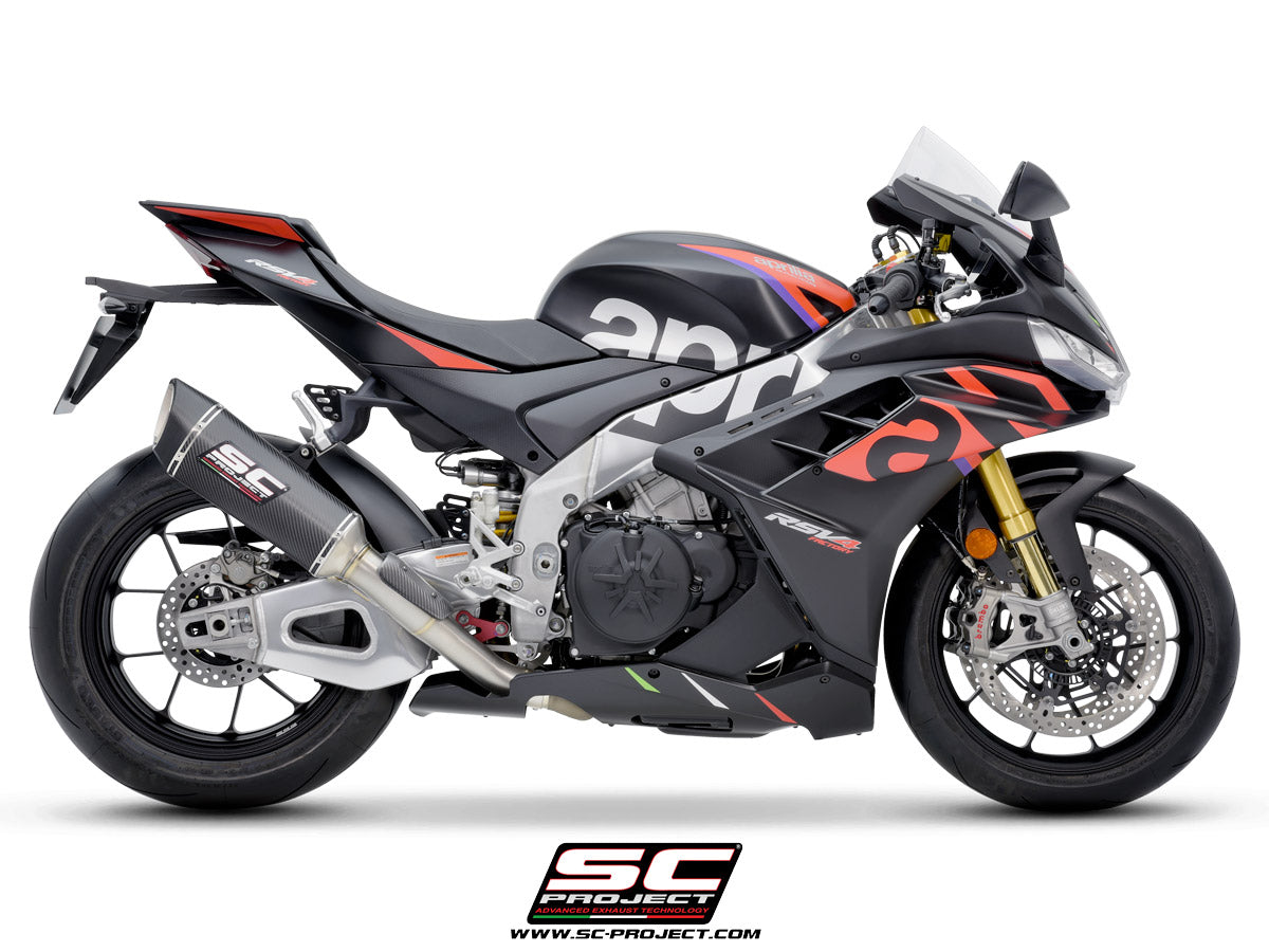 Picture of SC1-R carbon fibre exhaust (300 mm)