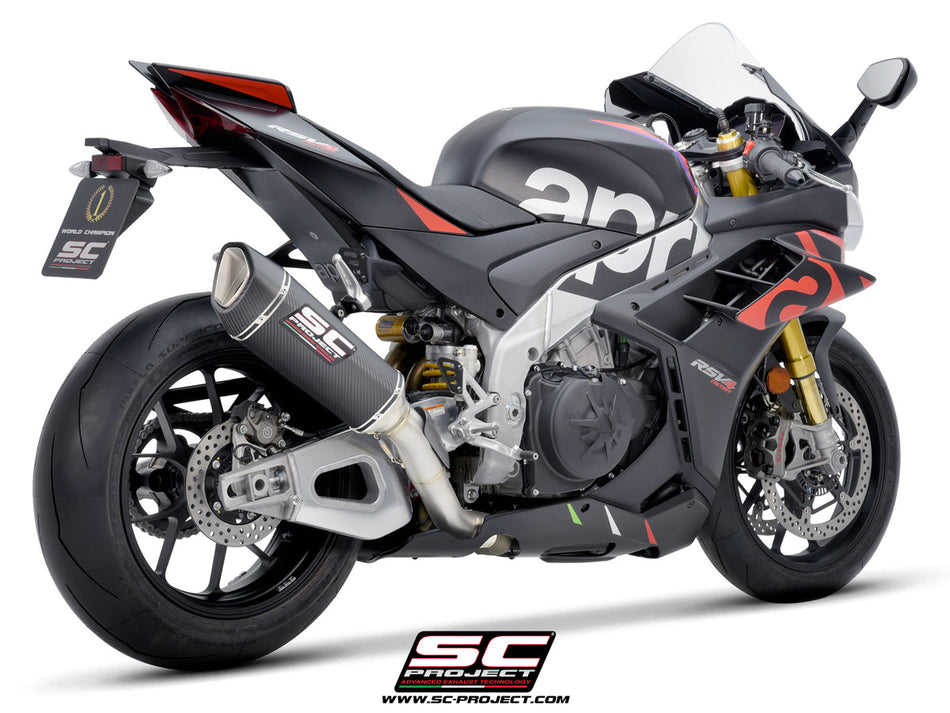 Picture of SC1-R carbon fibre exhaust (300 mm)
