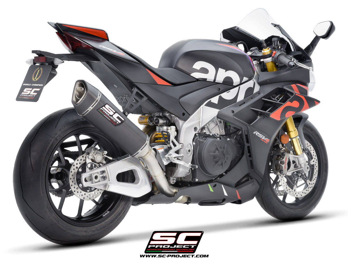 Picture of SC1-R carbon fibre exhaust (350 mm)