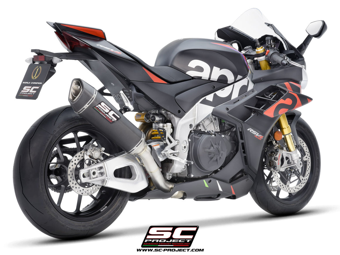 Picture of SC1-R carbon fibre exhaust (350 mm)