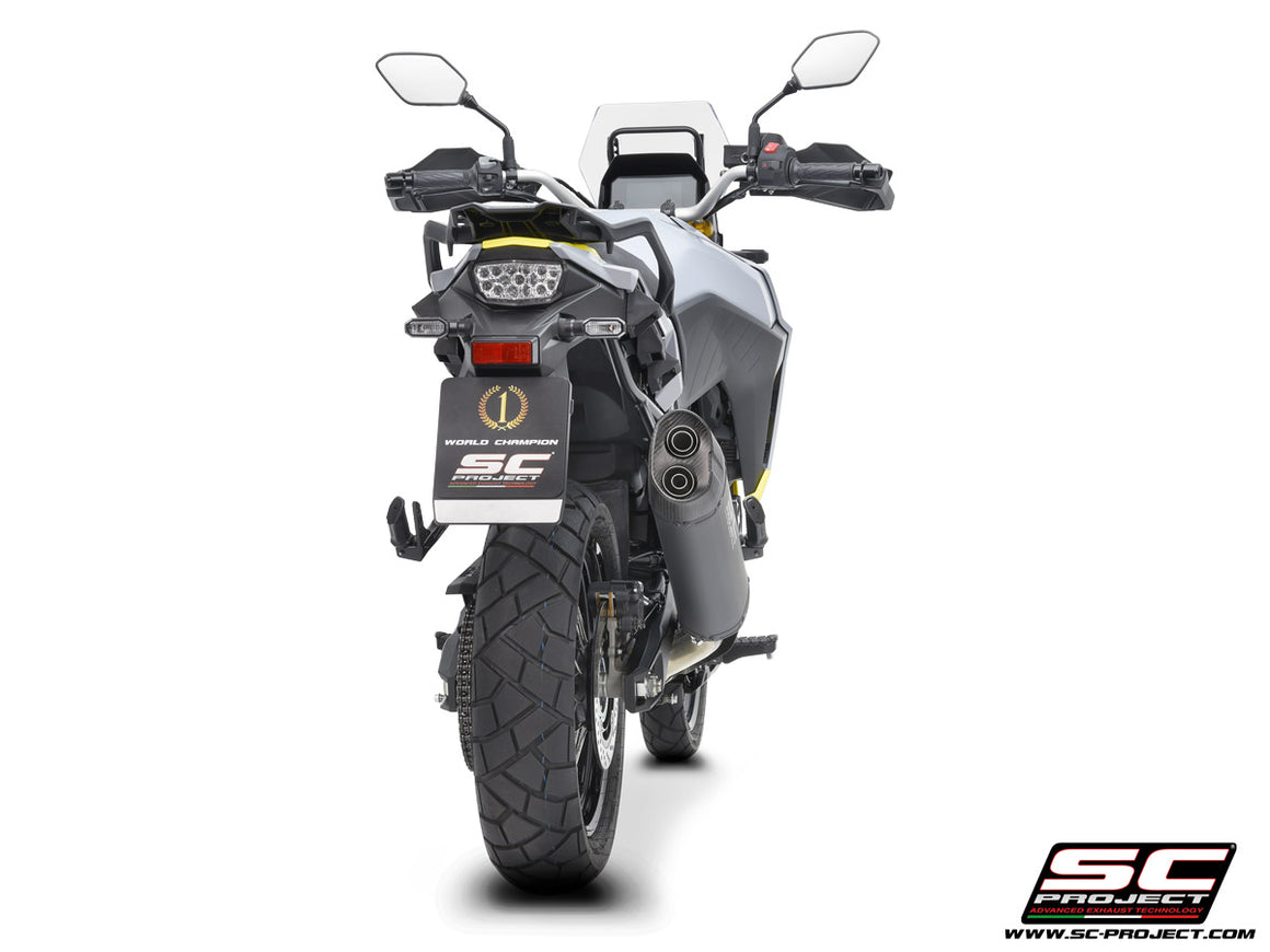 Picture of Adventure titanium exhaust, matt black