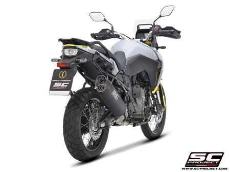 Picture of Adventure titanium exhaust, matt black