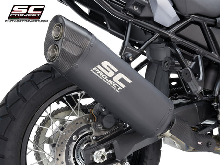 Picture of Adventure titanium exhaust, matt black
