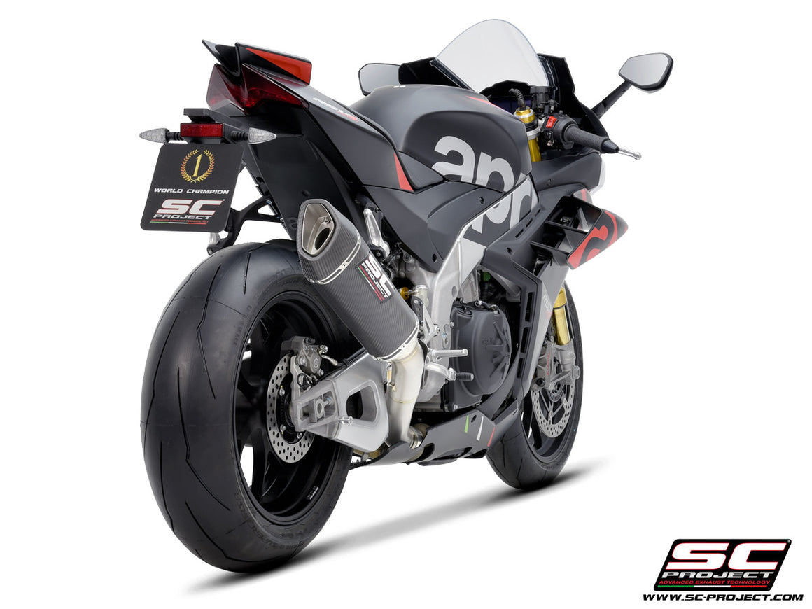Picture of SC1-R carbon fibre exhaust (300 mm)