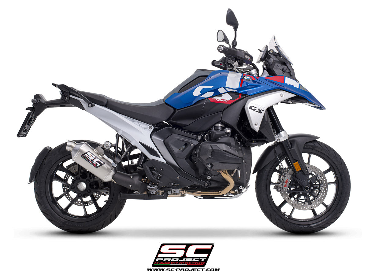 Picture of Rally-X titanium exhaust, compatible with "Vario" original side-cases