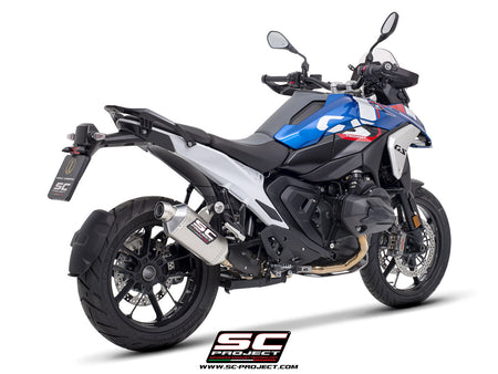 Picture of Rally-X titanium exhaust, compatible with "Vario" original side-cases