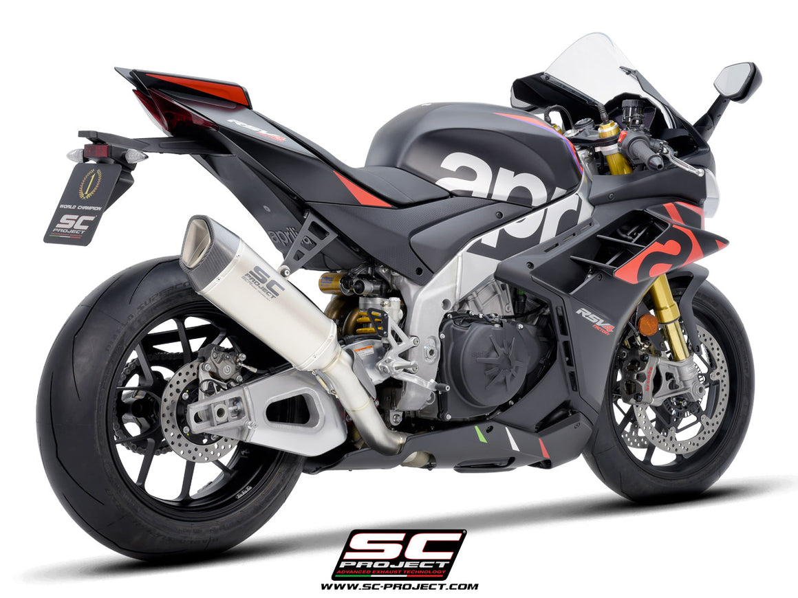 Picture of SC1-R titanium exhaust (300 mm)