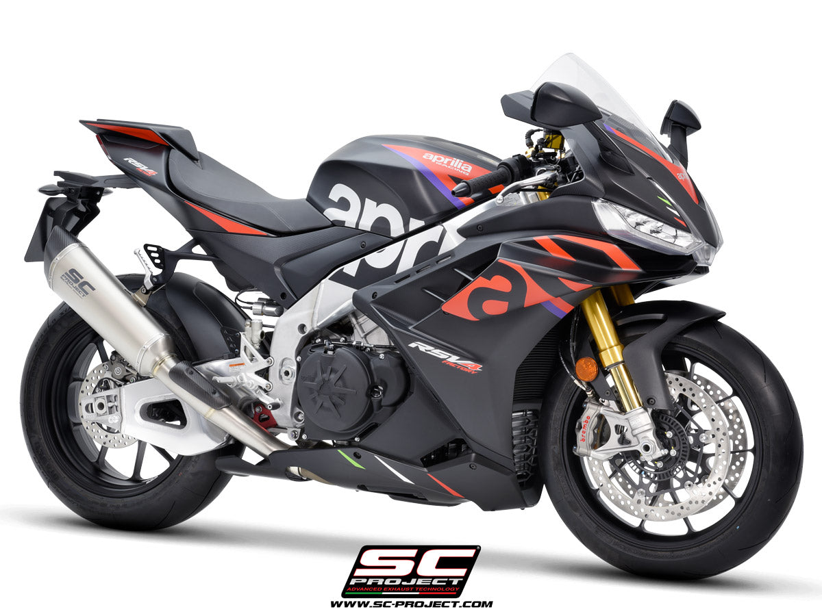 Picture of SC1-R titanium exhaust (350 mm)
