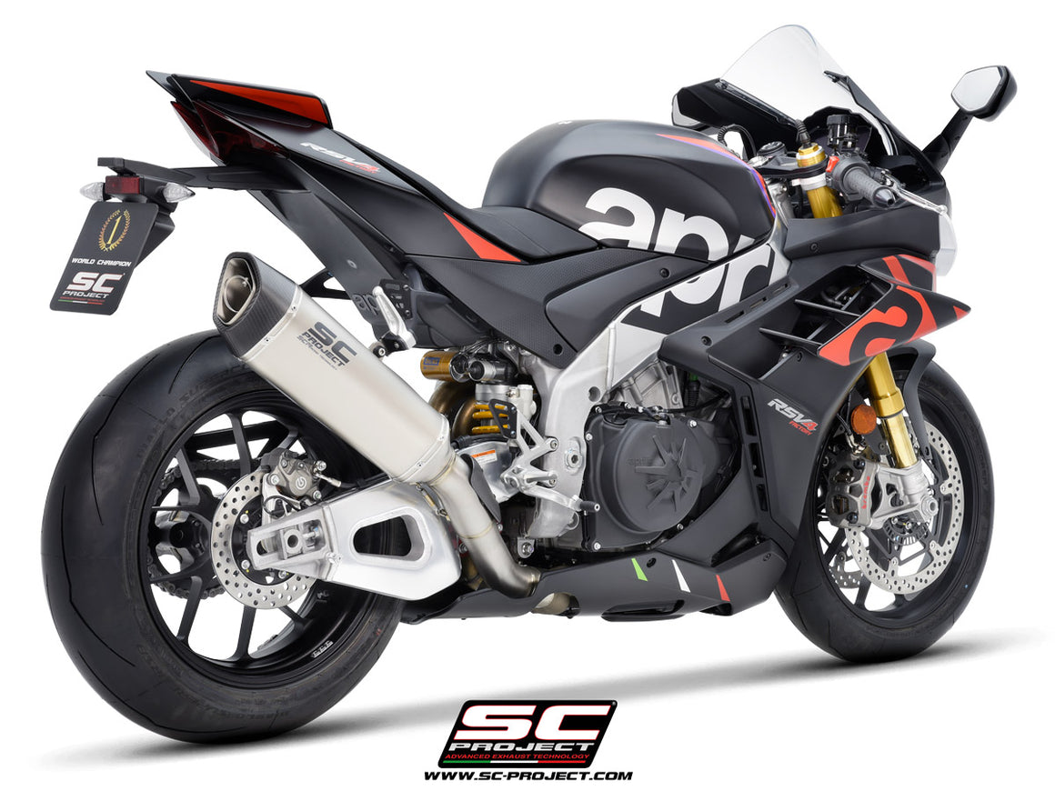 Picture of SC1-R titanium exhaust (350 mm)