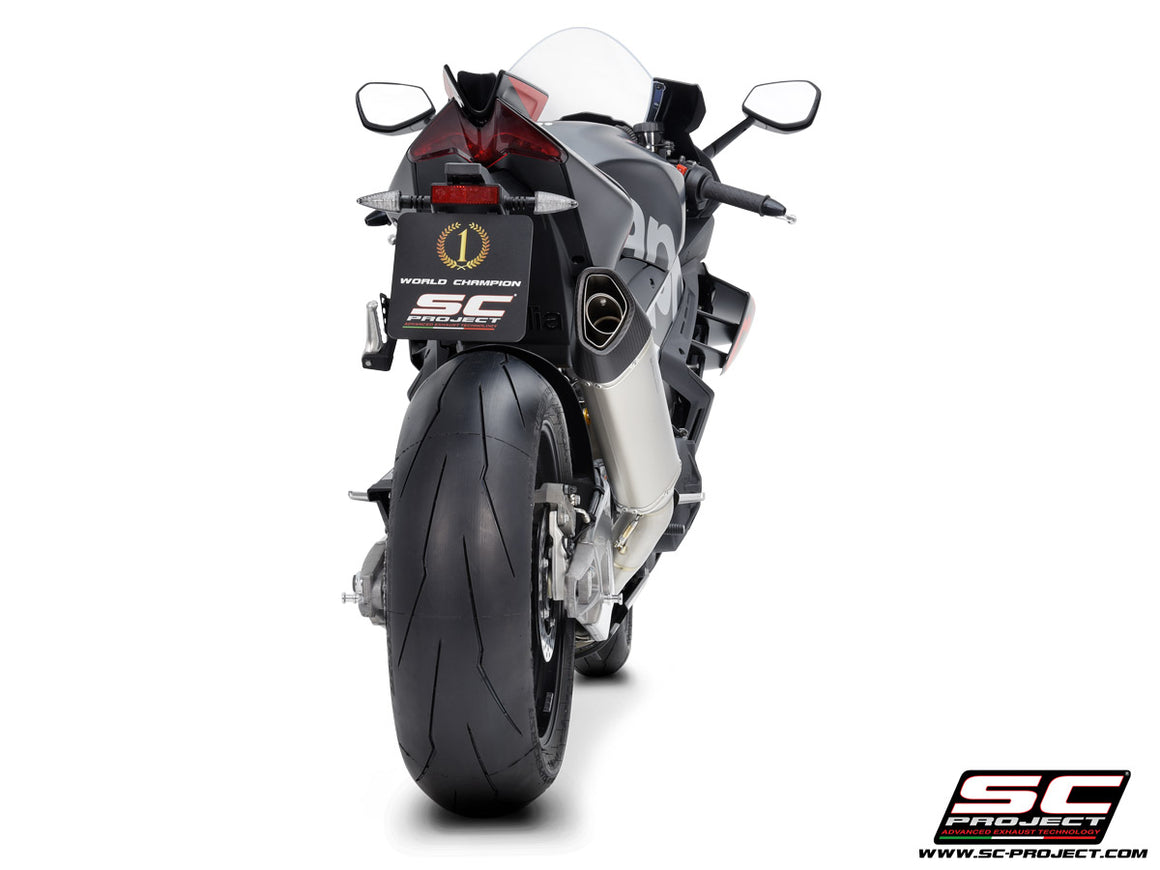 Picture of SC1-R titanium exhaust (350 mm)