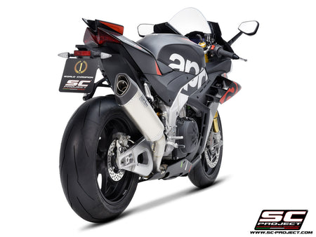 Picture of SC1-R titanium exhaust (350 mm)