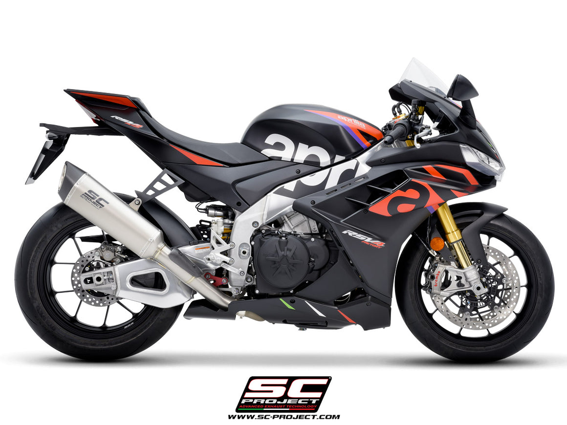 Picture of SC1-R titanium exhaust (350 mm)