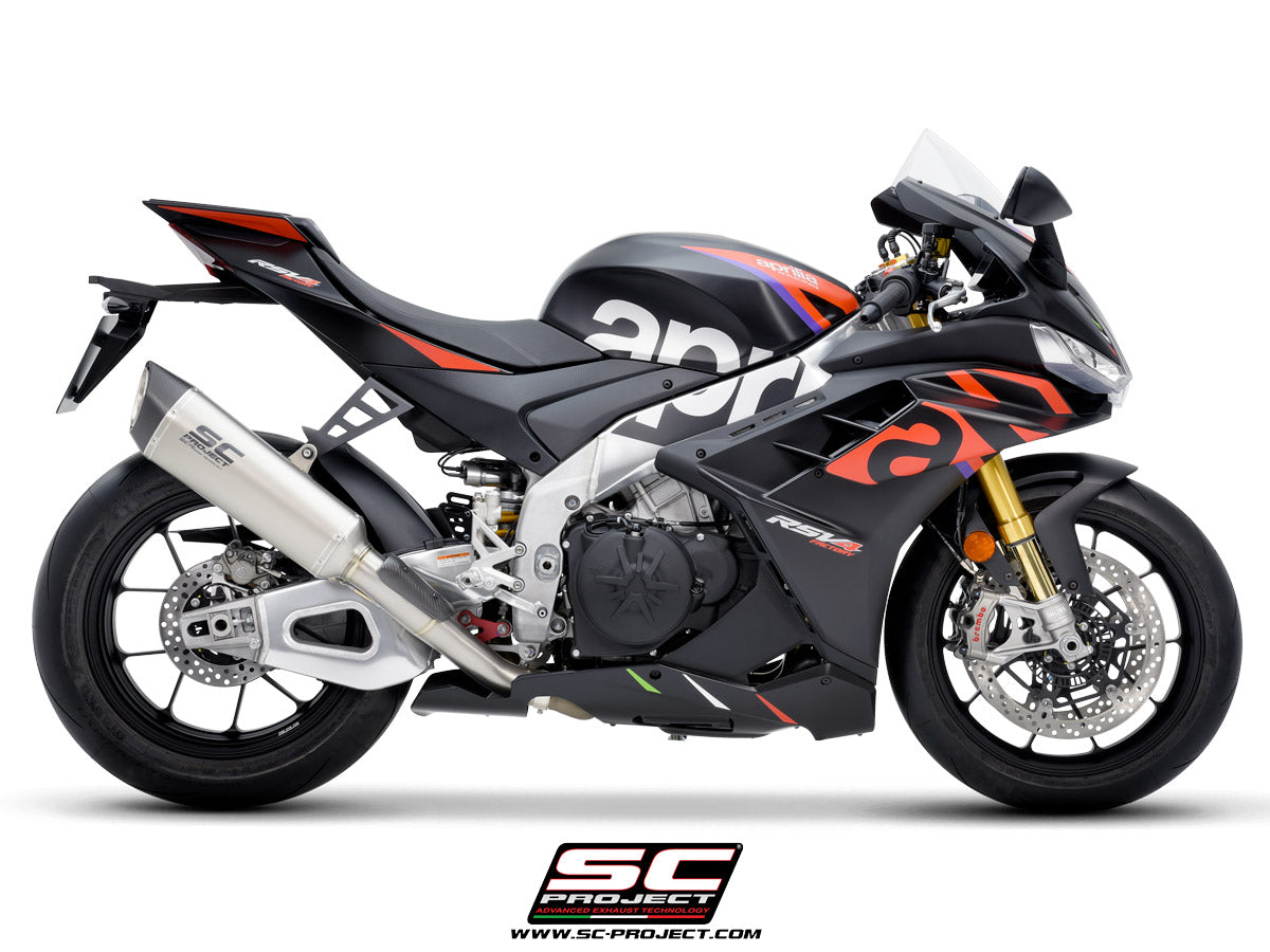 Picture of SC1-R titanium exhaust (350 mm)