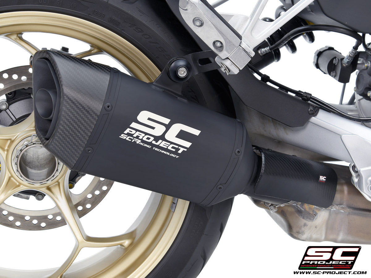Picture of SC1-R titanium exhaust, matt black 