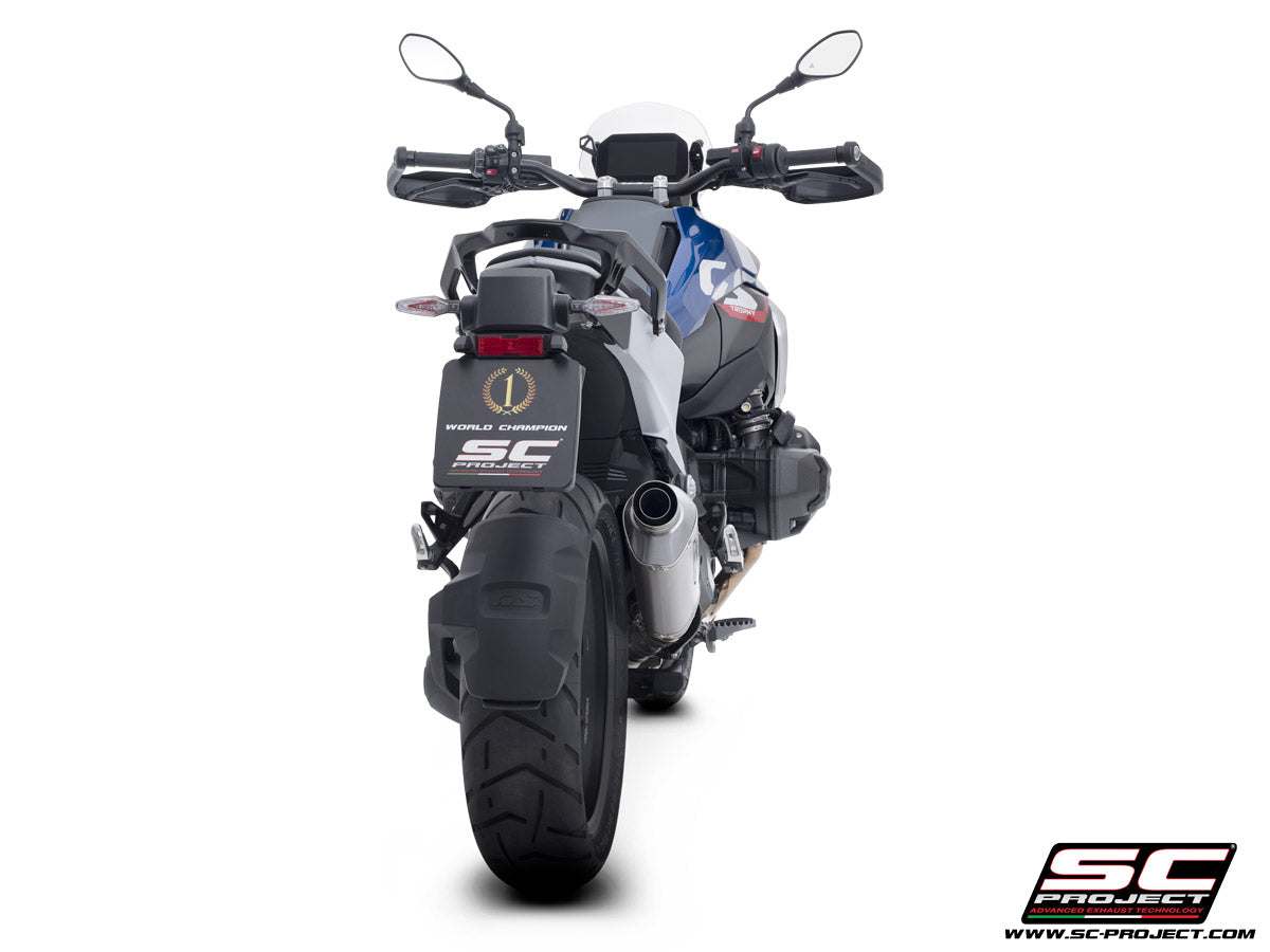 Picture of Rally-X titanium exhaust, compatible with "Vario" original side-cases
