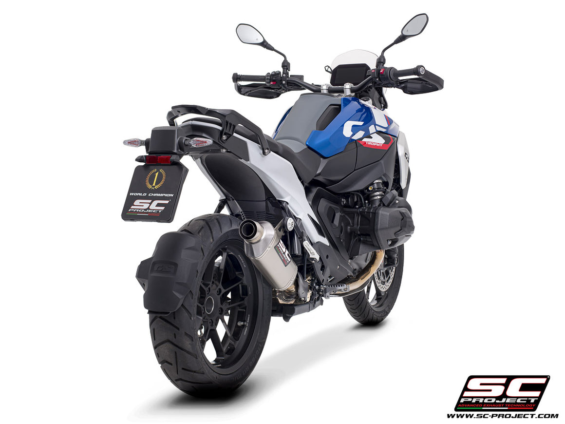 Picture of Rally-X titanium exhaust, compatible with "Vario" original side-cases