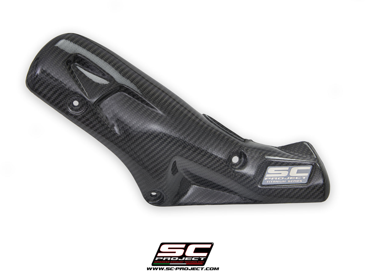 Picture of carbon fibre heat shield protection