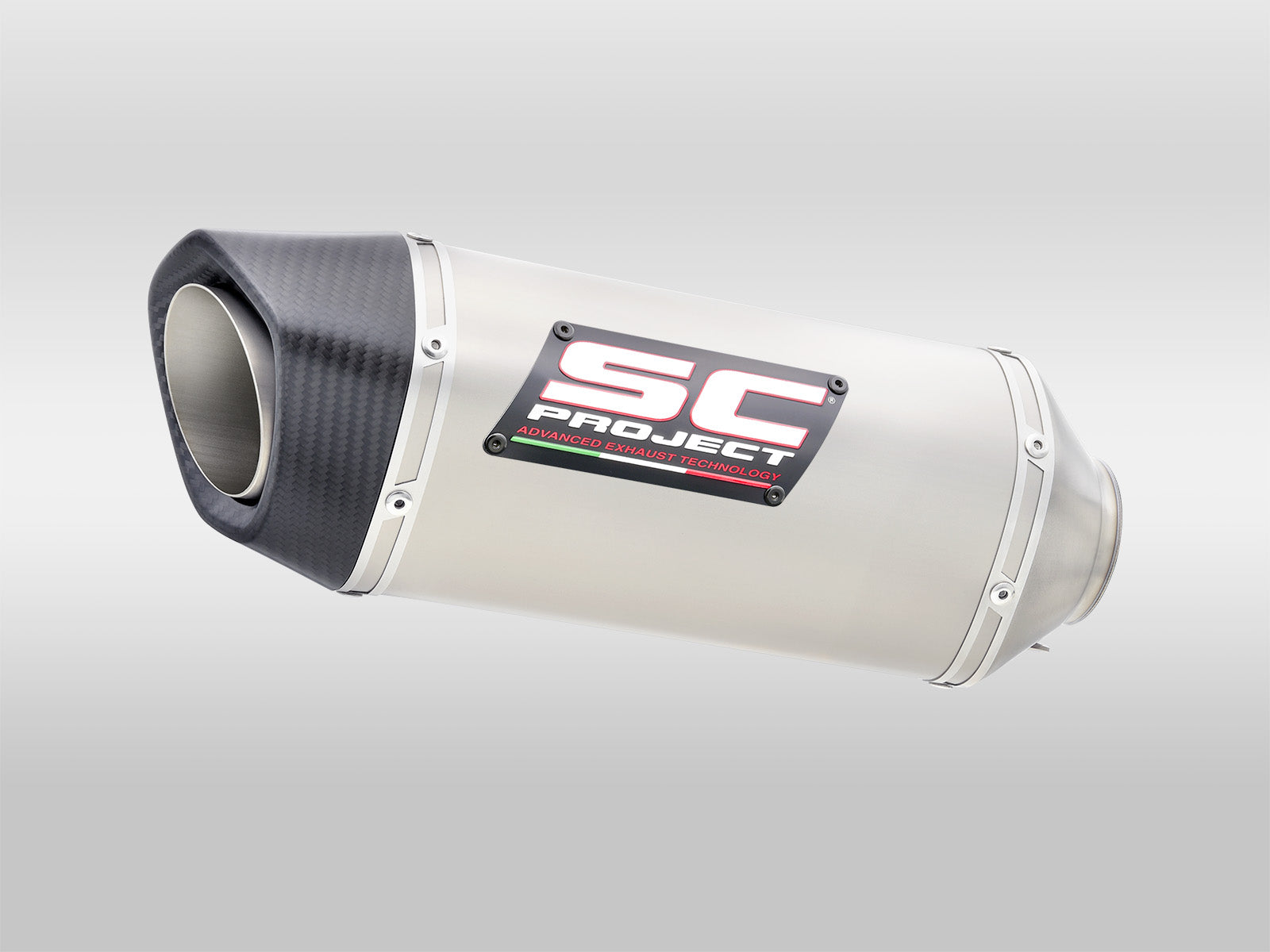 SC1-S titanium with SC-Project logo aluminium plate