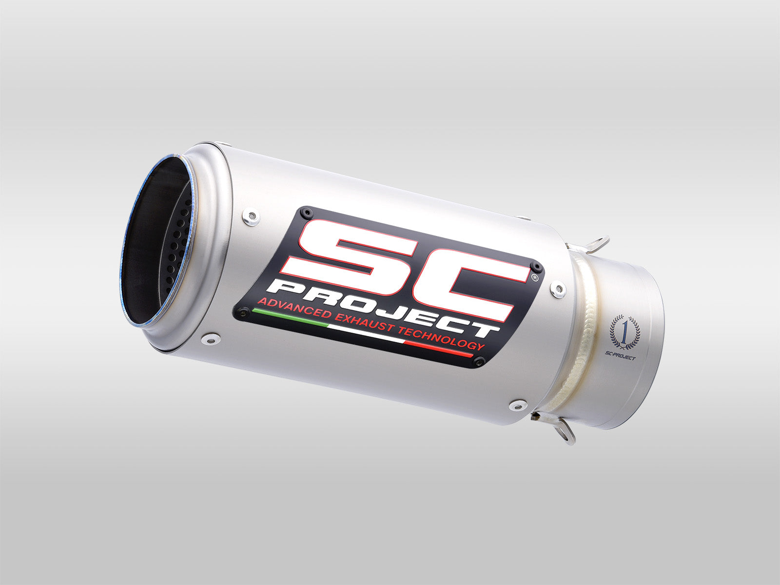 CR-T titanium with SC-Project logo aluminium plate