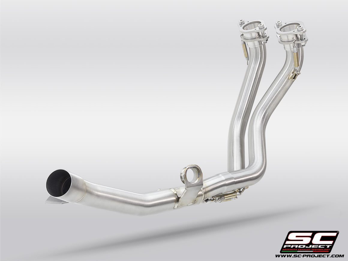 SC-Project 2-1 Stainless steel headers for Honda XL750 Transalp Side