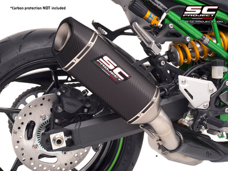 Picture of SC1-S carbon fibre exhaust (WITHOUT carbon fibre heat protection)