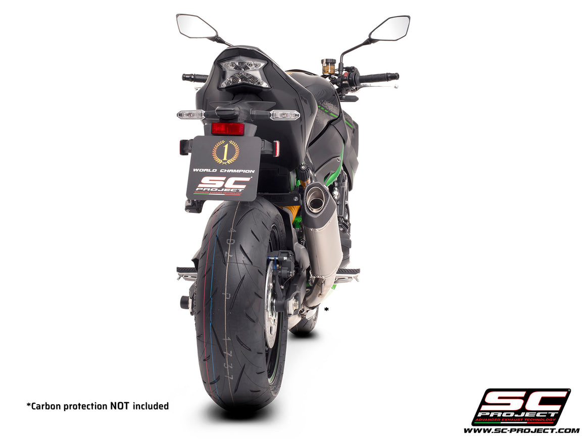 Picture of SC1-S titanium exhaust (WITHOUT carbon fibre heat protection)