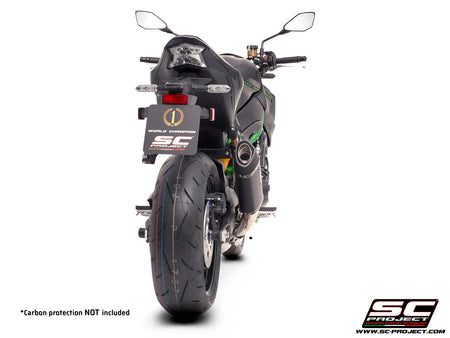 Picture of SC1-S carbon fibre exhaust (WITHOUT carbon fibre heat protection)