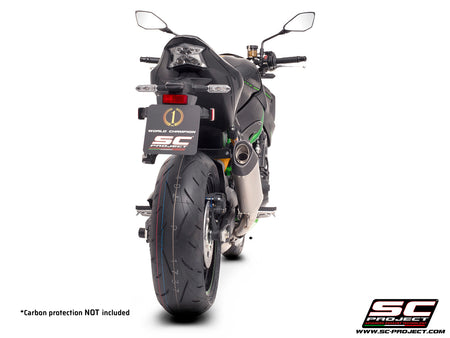 Picture of SC1-S titanium exhaust (WITHOUT carbon fibre heat protection)