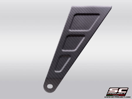 Carbon fibre bracket for Aprilia Tuono 660 side