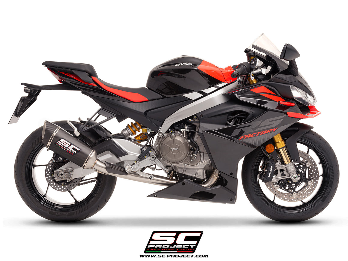 Picture of 2-1 Stainless steel full exhaust system, with SC1-R carbon fibre exhaust