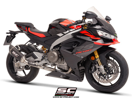 Picture of 2-1 Stainless steel full exhaust system, with SC1-R carbon fibre exhaust