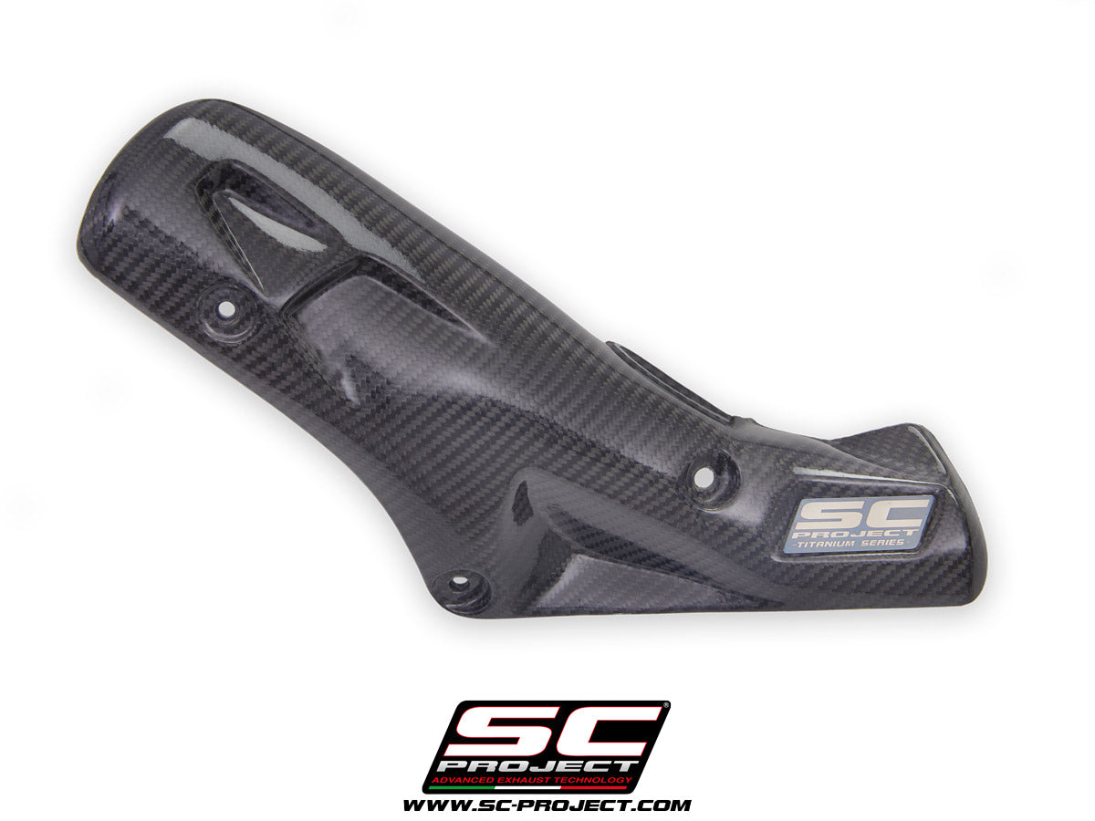 Picture of carbon fibre heat shield protection