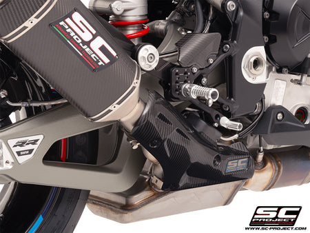 Picture of carbon fibre heat shield protection