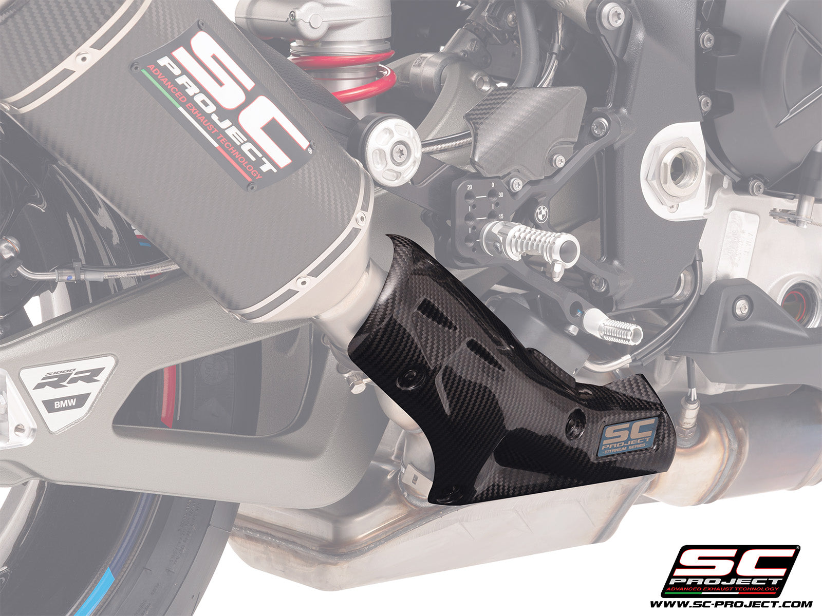Picture of carbon fibre heat shield protection