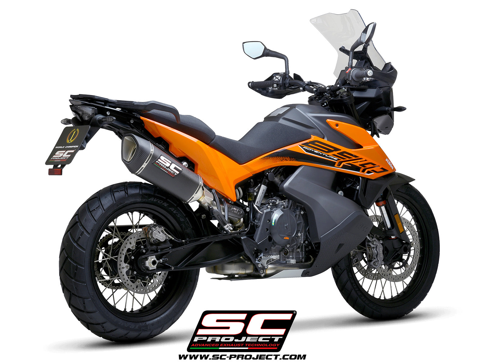Picture of SC1-R carbon fibre exhaust