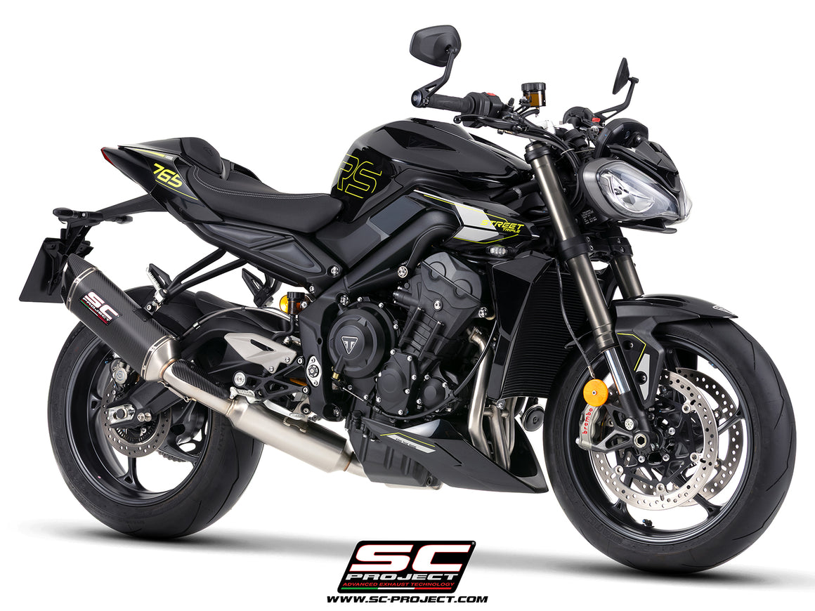 Picture of 3-1 stainless steel full exhaust system, with SC1-X carbon fibre exhaust 