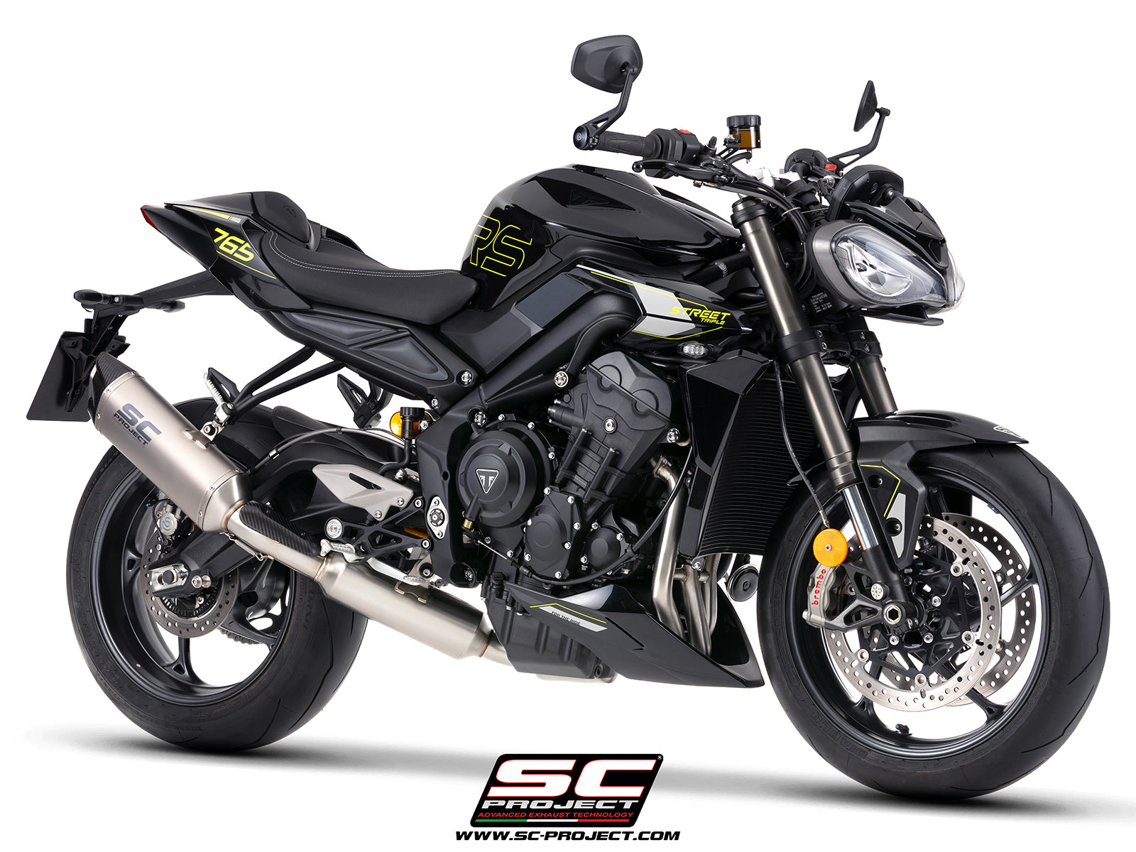 Picture of 3-1 stainless steel full exhaust system, with SC1-X titanium exhaust 