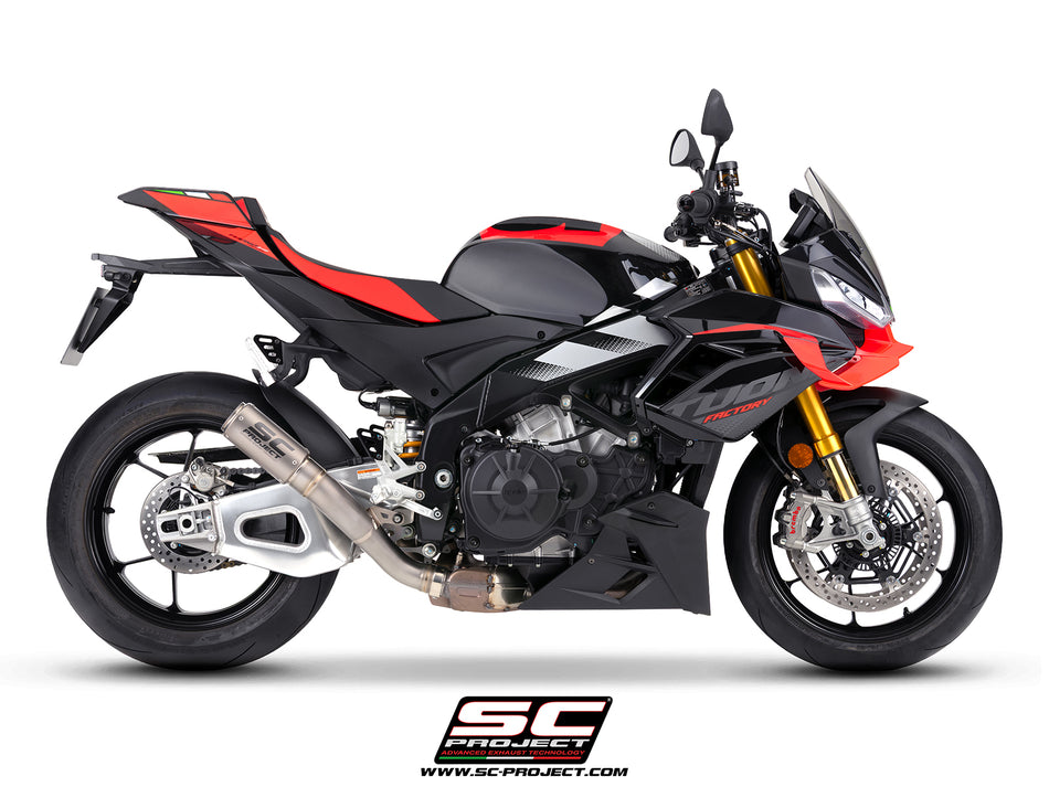 Picture of CR-T titanium exhaust, high mount