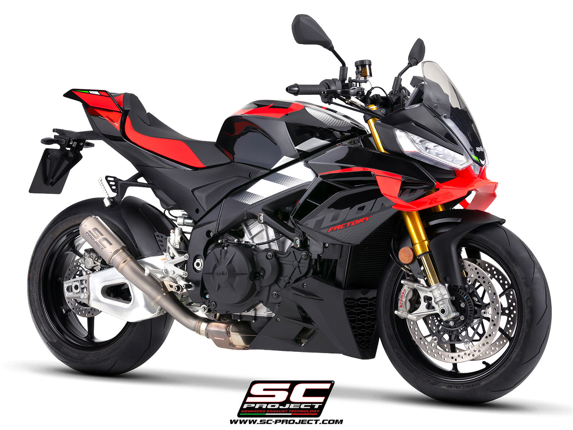 Picture of CR-T titanium exhaust, high mount