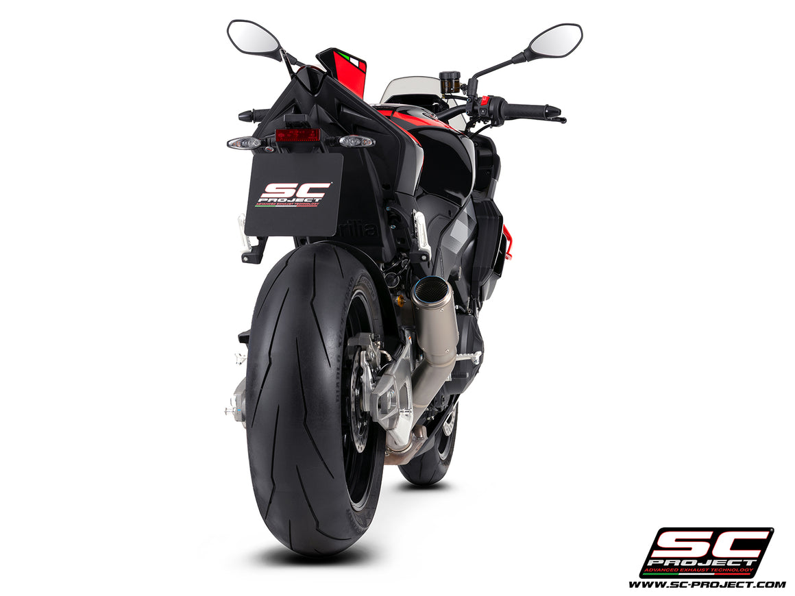 Picture of CR-T titanium exhaust, high mount
