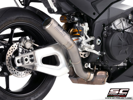 Picture of CR-T titanium exhaust, high mount