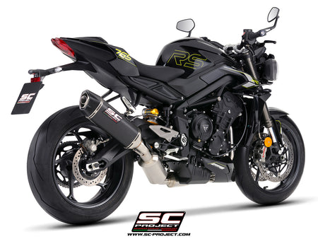 Picture of 3-1 stainless steel full exhaust system, with SC1-X carbon fibre exhaust